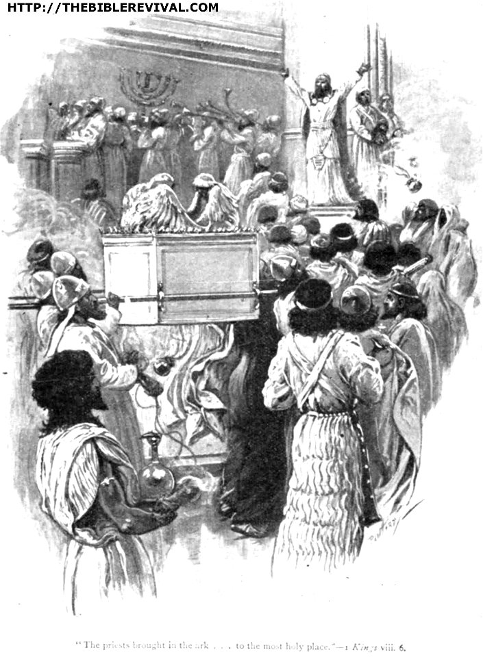 The priests brought in the ark