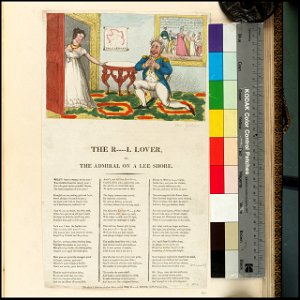 The R(oya)l lover or, The Admiral on a Lee Shore (caricature) (William IV) RMG PX8617