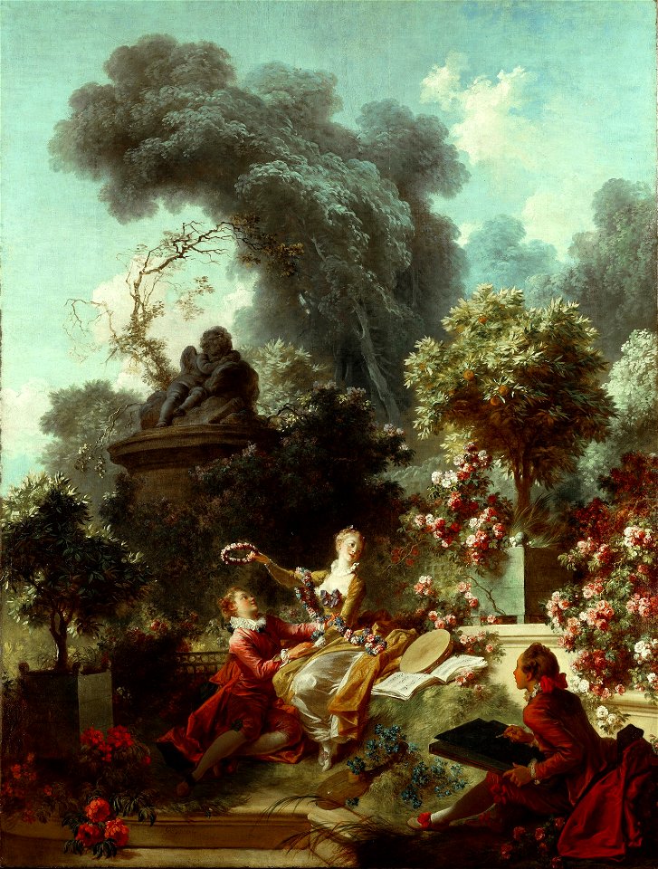 The Progress of Love - The Lover Crowned - Fragonard 1771-72