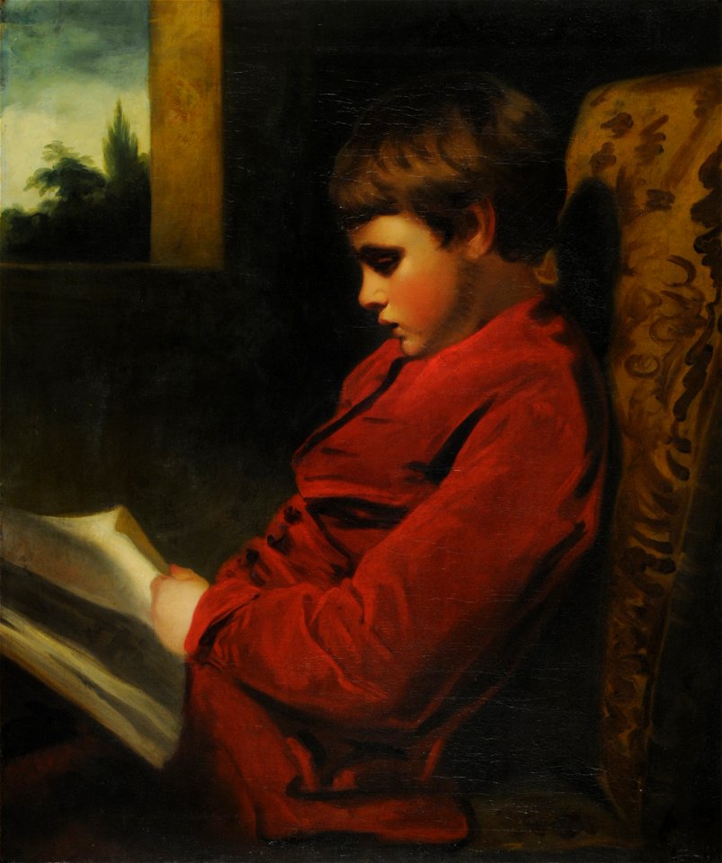 The reading boy - Joshua Reynolds