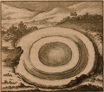 The pool in which according to tradition Saint John Theologian baptized Christians - Bruyn Cornelis De - 1714