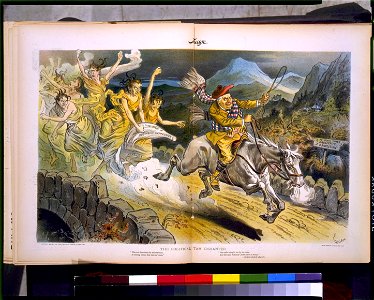 The political tam o'shanter - Gillam ; Sackett & Wilhelms Litho. Co., New York. LCCN96506404