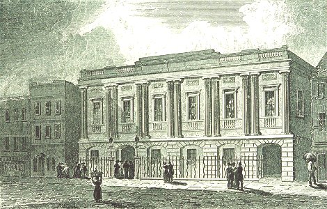 The Public Offices, Moor Street, Birmingham contrast