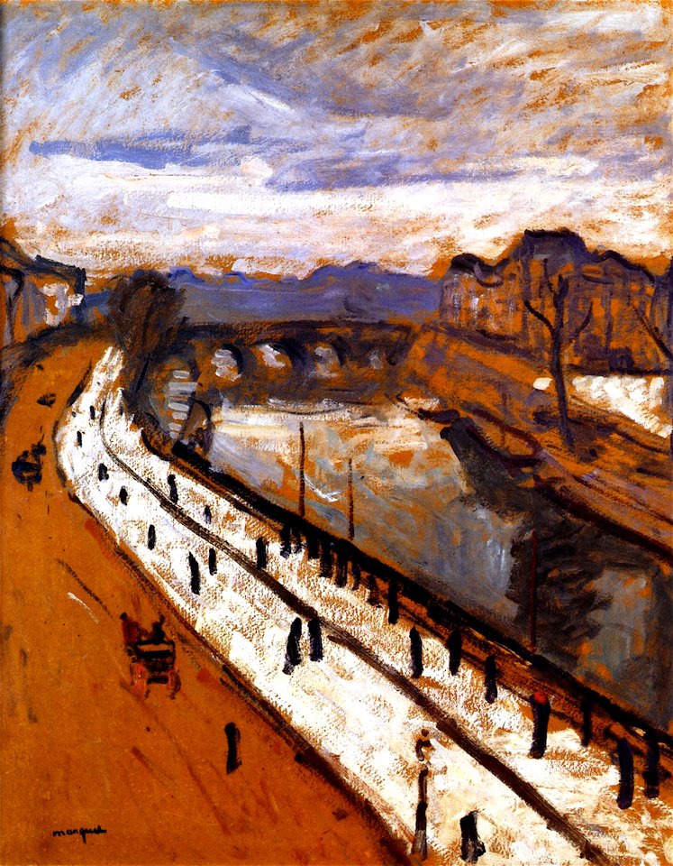 The Quai des Grands Augustins Albert Marquet (1905)