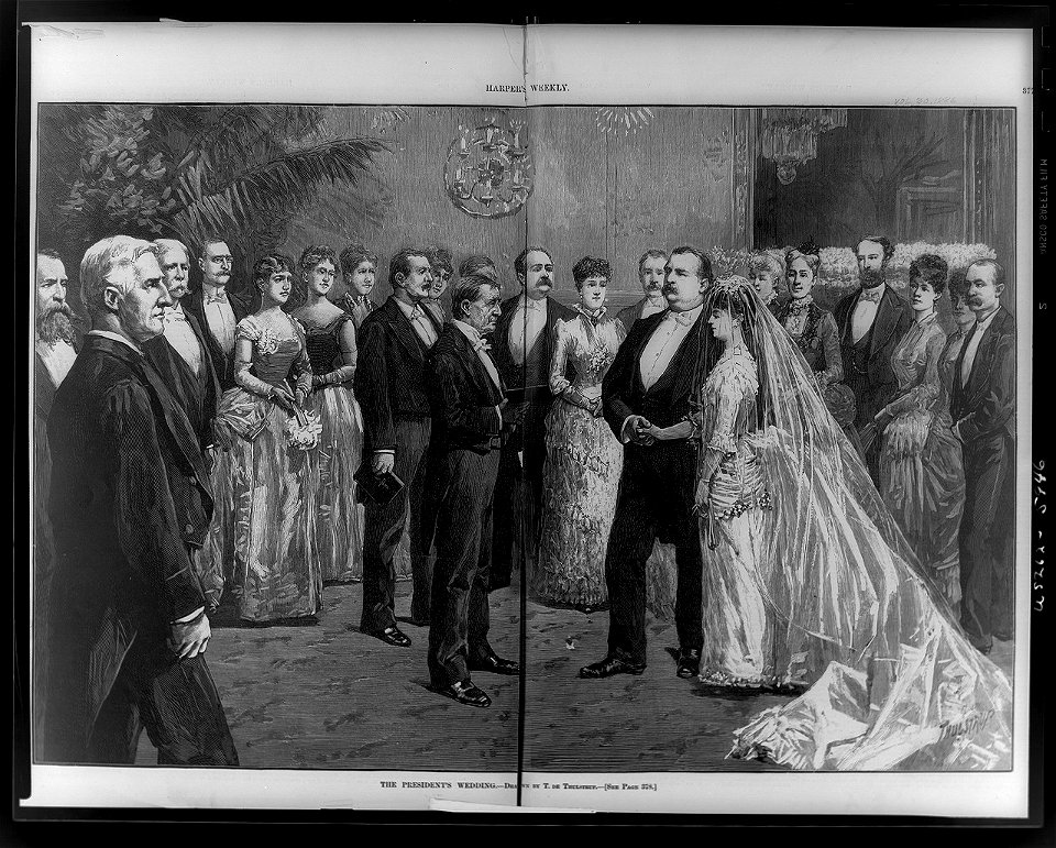 The President's wedding - (drawn) by T. de Thulstrup. LCCN96521736