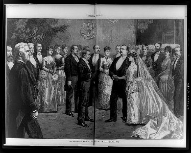 The President's wedding - (drawn) by T. de Thulstrup. LCCN96521736