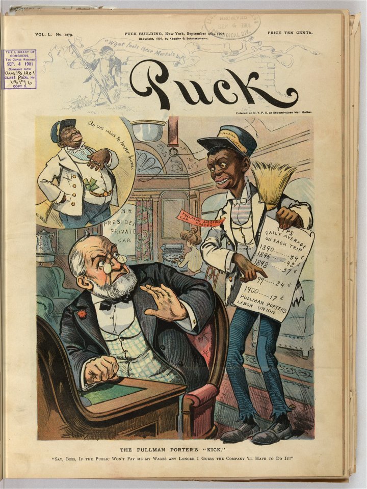 The Pullman porter's kick - Ehrhart. LCCN2010651459
