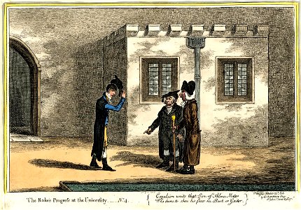 The Rake's-Progress at the University.-No 4.- (BM 1851,0901.1214)