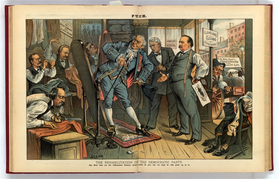 The rehabilitation of the Democratic party - Gillam. LCCN2011661438