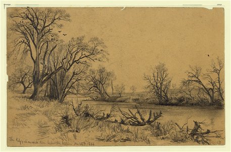 The Rappahannock River below the Station, Jan. 28, 1864 LCCN2004661565