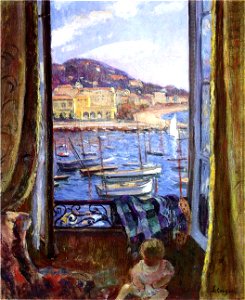 The Quay at St Pierre in Cannes by Henri Lebasque
