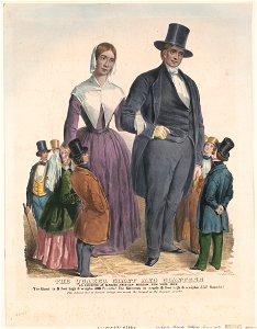 The Quaker giant and giantess as exhibited at Barnums American museum, New York 1849 - Hoffmann. LCCN2003656961