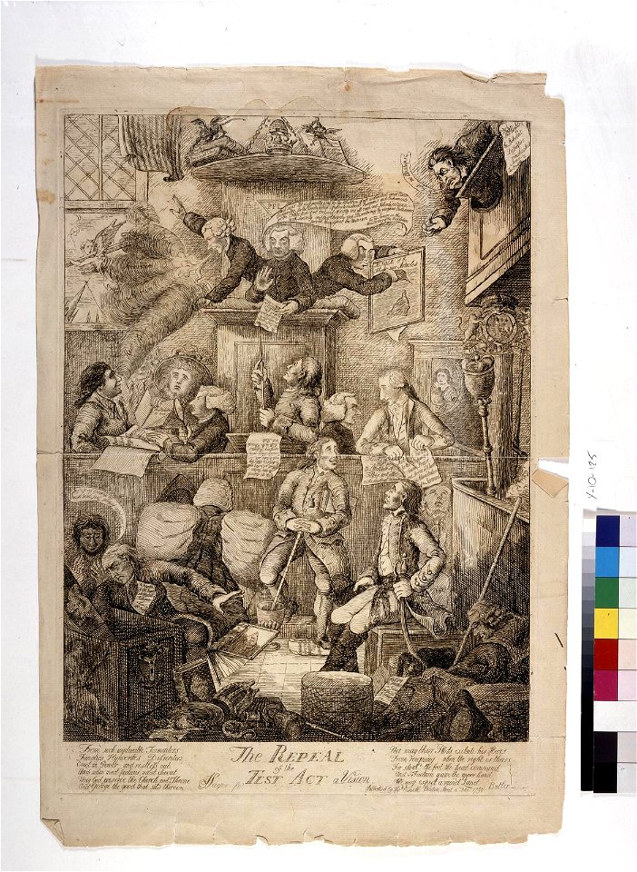The repeal of the Test Act A vision. (BM 1868,0808.10330)