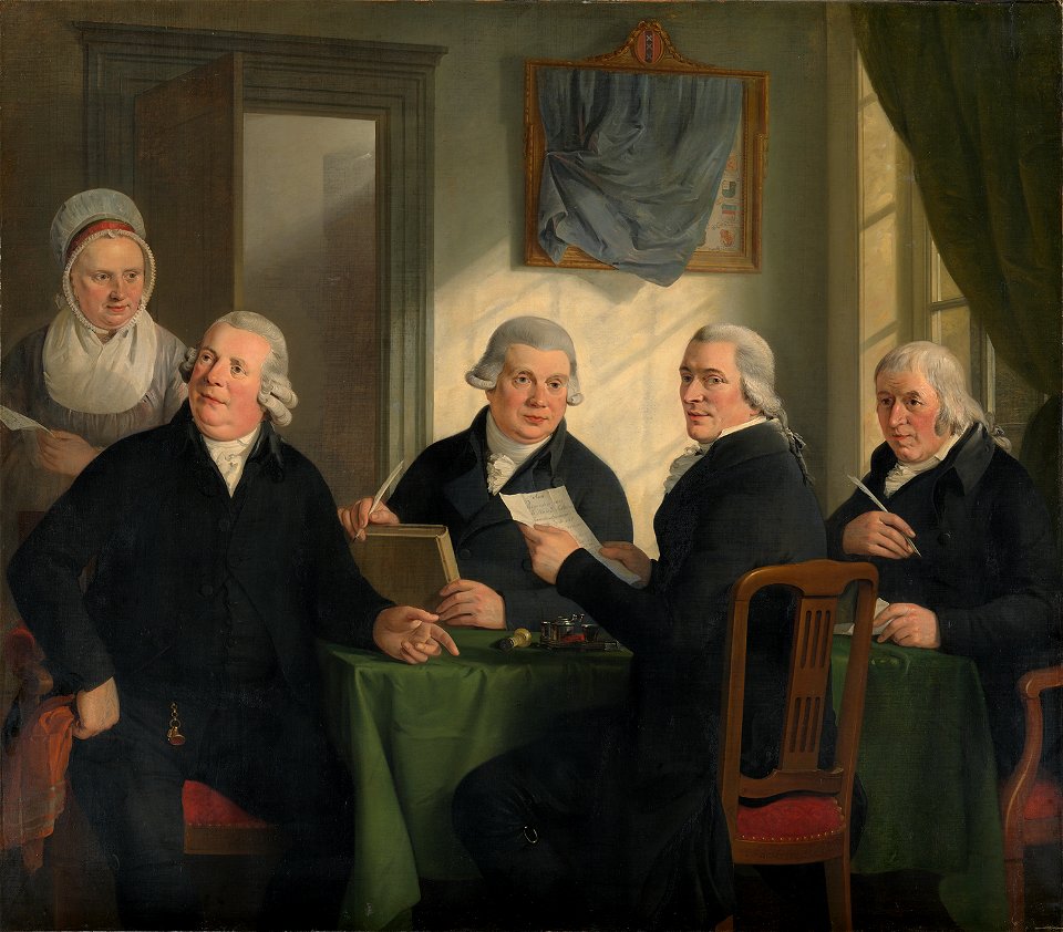 The Regents of the Oudezijds Huiszittenhuis by Adriaan de Lelie Amsterdam Museum SA 7366