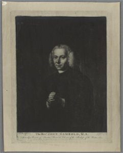 The Revd. John Gambold, M.A formerly Minister of Stanton Harcourt, late one of the Bishops of the Unitas fra (5227614)
