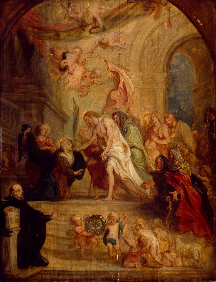 The Resurrected Christ Appearing to his Mother P1777
