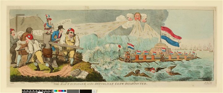 The raft in danger or the Republican crew disappointed (BM 1868,0808.6689 1)