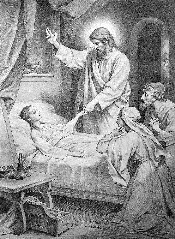 THE RAISING OF THE DAUGHTER OF JAIRUS