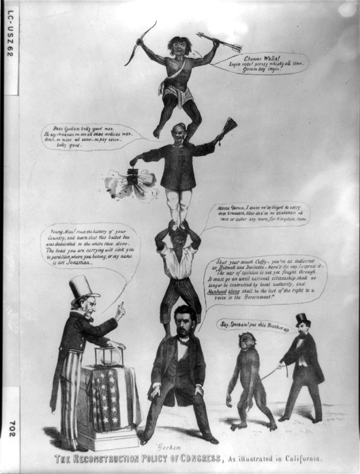 The reconstruction policy of Congress, as illustrated in California LCCN2008661701