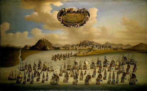 The Relief of Barcelona, 30 April 1706 RMG BHC0345