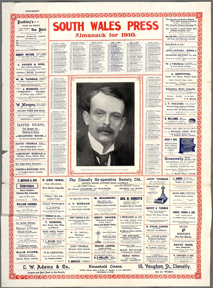 The Right Hon. Mr. D. Lloyd George Chancellor of the Exchequer (5449770)