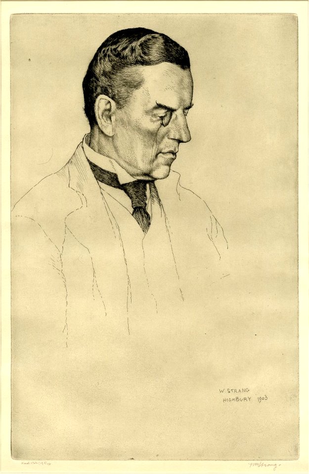 The Right Hon. Joseph Chamberlain by William Strang 1903
