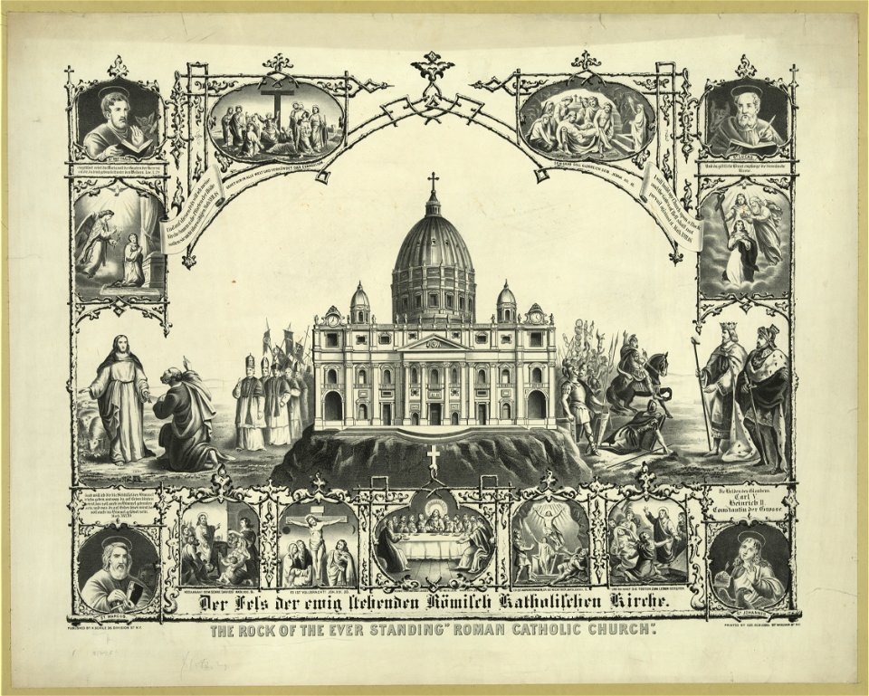 The rock of the ever standing Roman Catholic Church LCCN2012648881
