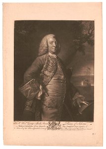The Rt. Honble. George Lord Anson, Baron of Soberton, ... - J. Reynolds pinxt. ; J. McArdell fecit. LCCN2013645316
