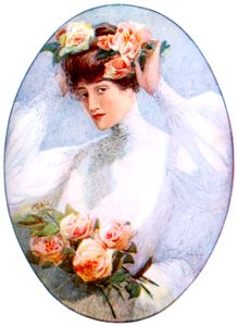 The Rose Maiden by Louis Rhead