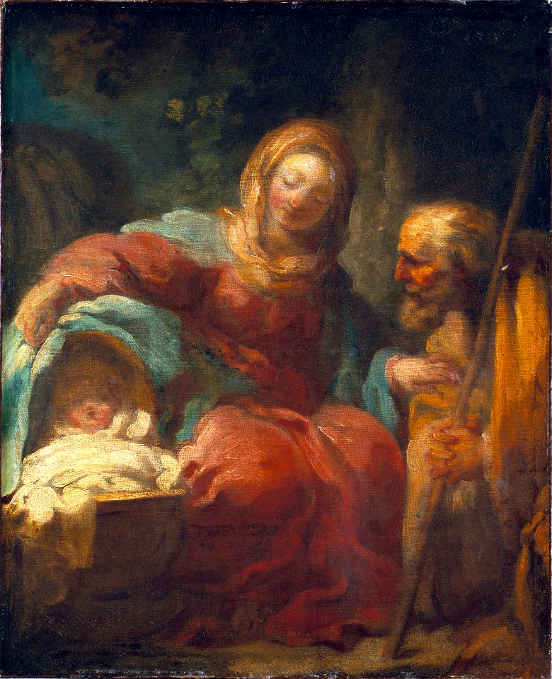 The Rest on the Flight into Egypt (Jean-Honoré Fragonard) - Nationalmuseum - 19829