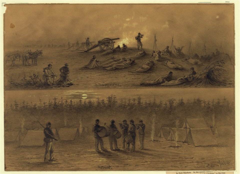 The reveille on the line of battle LCCN2004661525