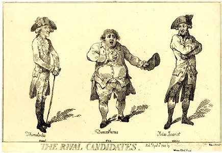 The rival candidates. (BM 1868,0808.5233)
