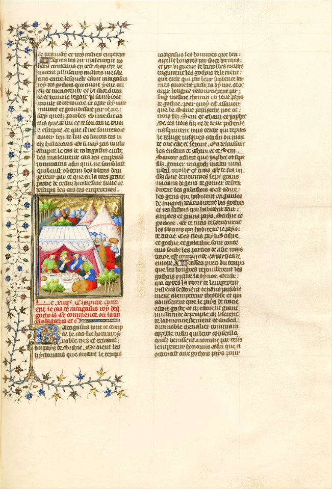 The Romans Feast in an Encampment While the Goths Starve - Google Art Project