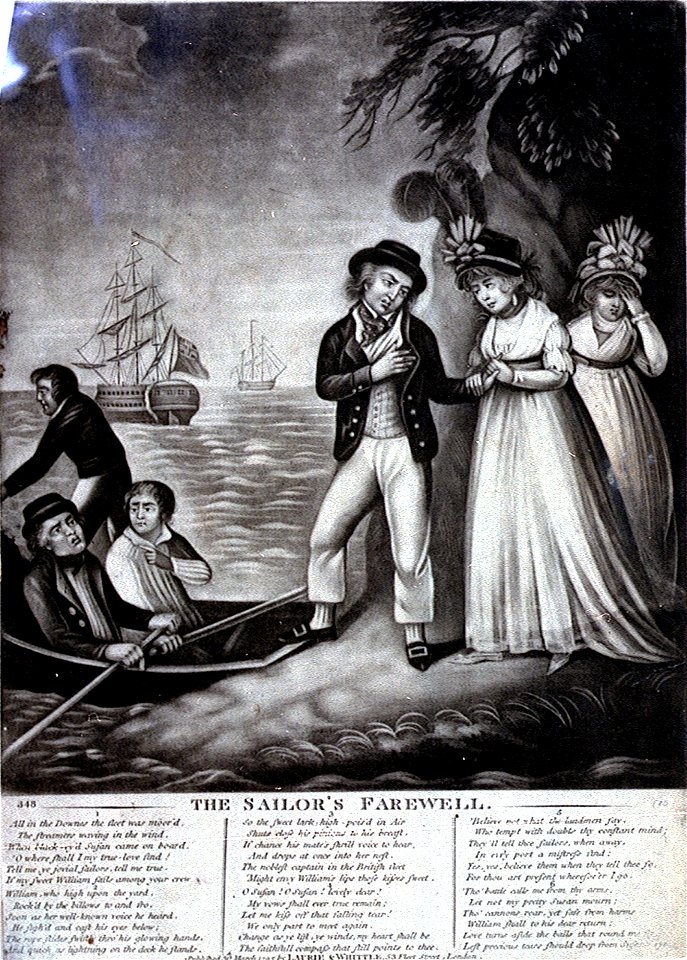 The Sailor's Farewell (caricature) RMG PW4033
