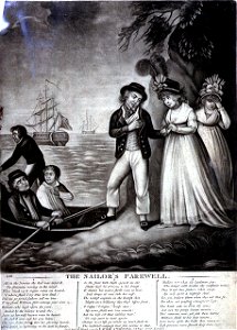 The Sailor's Farewell (caricature) RMG PW4033