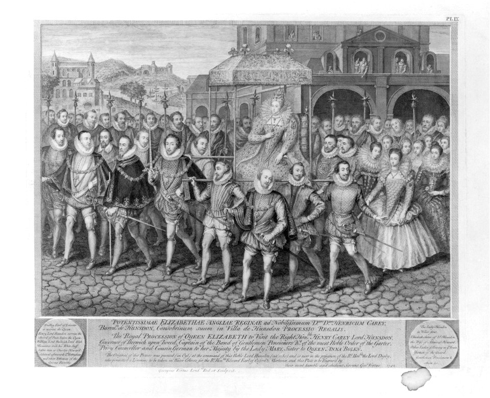 The Royal Procession of Queen Elizabeth from NPG