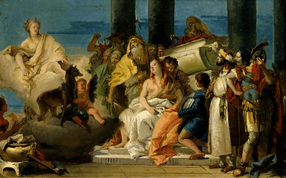The Sacrifice of Iphigenia ver1 by Giovanni Battista Tiepolo