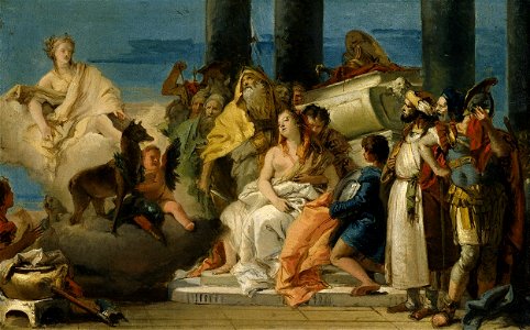 The Sacrifice of Iphigenia ver1 by Giovanni Battista Tiepolo