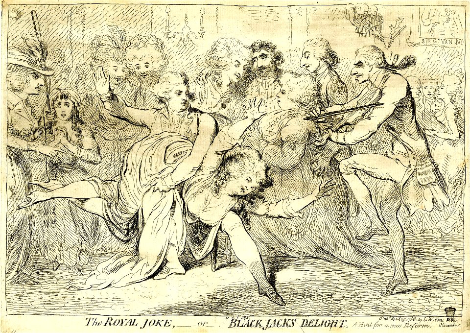 The Royal joke,- or- Black Jacks delight. (BM 1851,0901.398)