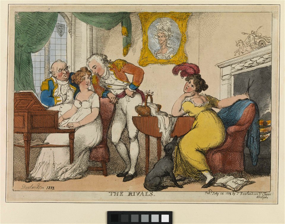 The Rivals (caricature) RMG PZ9839