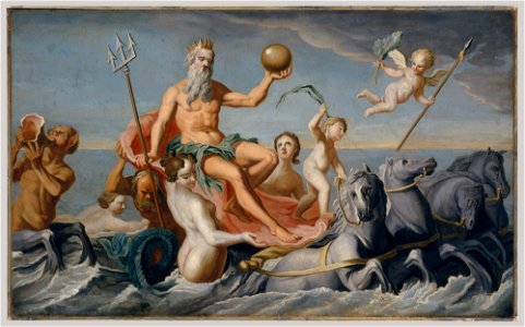 The Return of Neptune by John Singleton Copley. Free illustration for personal and commercial use.