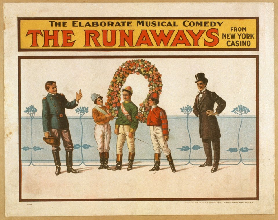 The runaways the elaborate musical comedy from New York Casino. LCCN2014635481