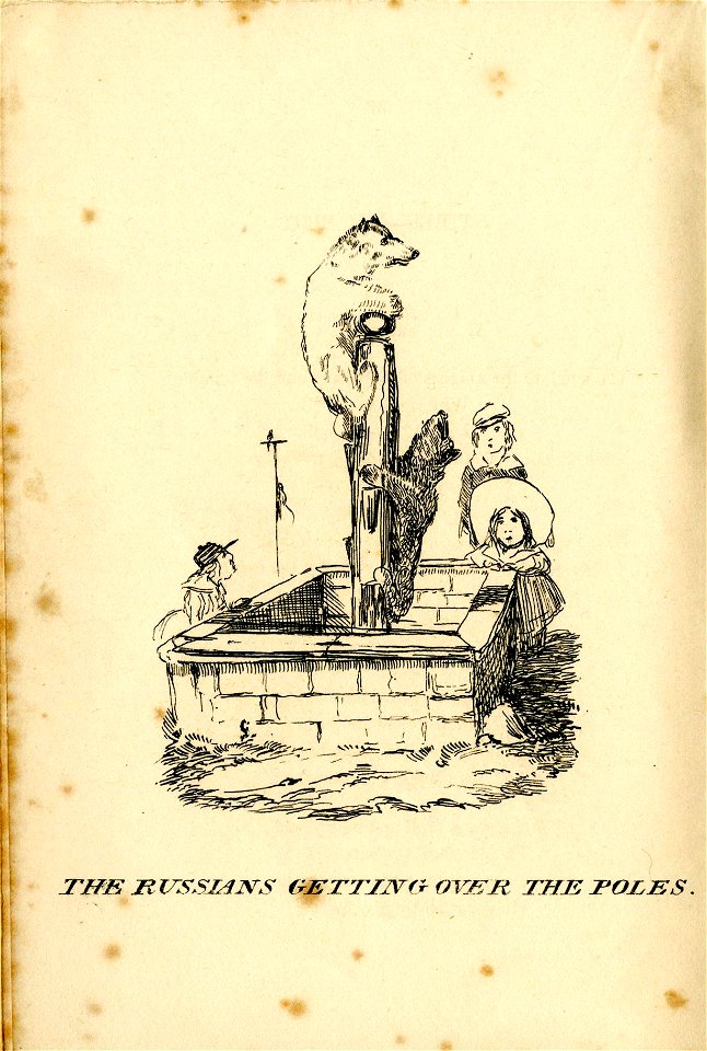 The Russians getting over the Poles. (BM 1875,0710.1300)