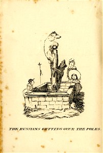 The Russians getting over the Poles. (BM 1875,0710.1300)