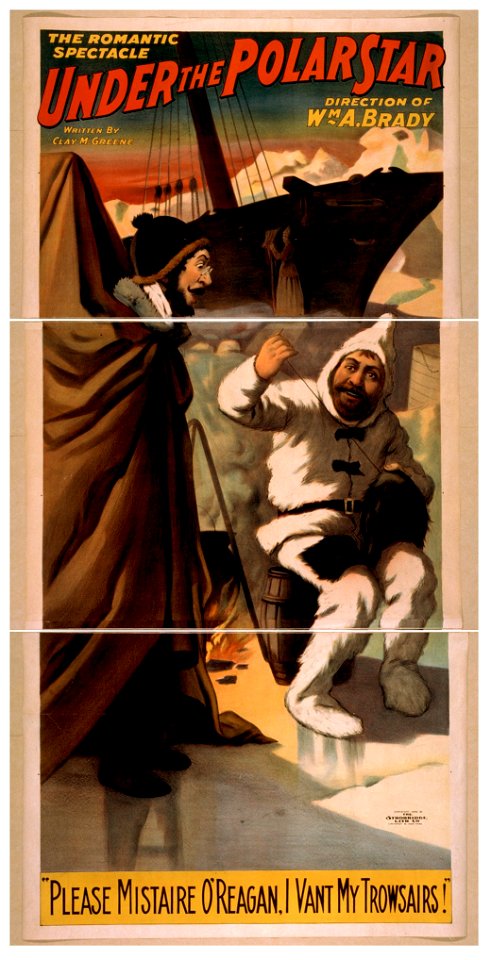 The romantic spectacle, Under the polar star written by Clay M. Greene. LCCN2014637158