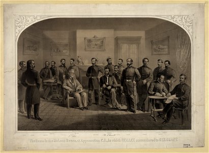 The room in the McLean House, at Appomattox C.H., in which Gen. Lee surrendered to Gen. Grant LCCN2003671638
