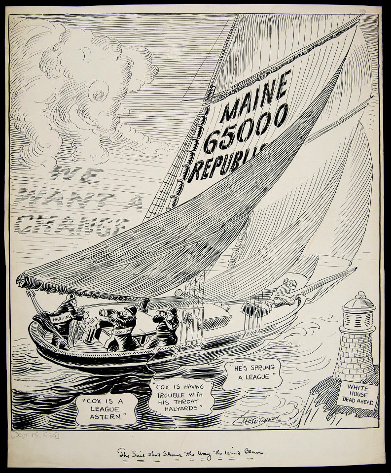 The sail that shoes the way the wind blows (re, Cox, September 15, 1920 (NBY 5397)