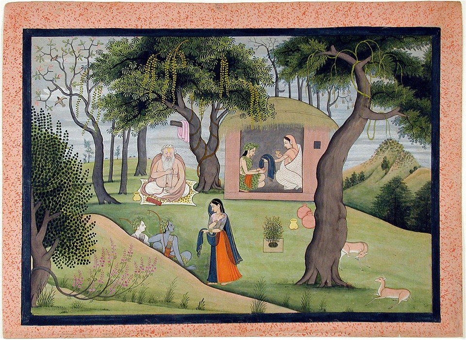 The Royal Exiles in a Sage's Hermitage (6125133086)