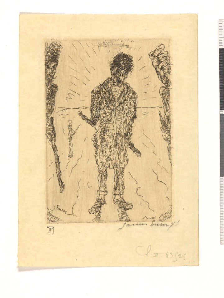 The Scoundrels, print by James Ensor, 1896, Prints Department, Royal Library of Belgium, S. II 83525