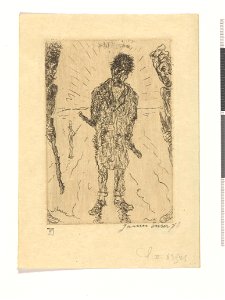 The Scoundrels, print by James Ensor, 1896, Prints Department, Royal Library of Belgium, S. II 83525